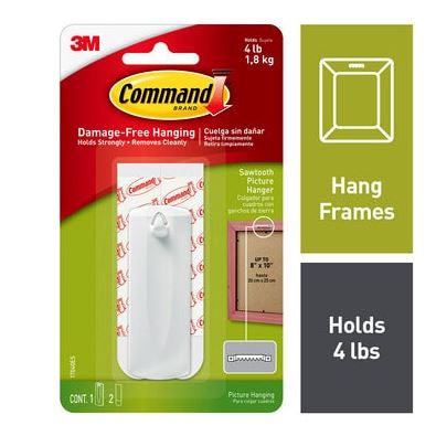 3M Command 17067 Small Wire Hooks 3 Pack
