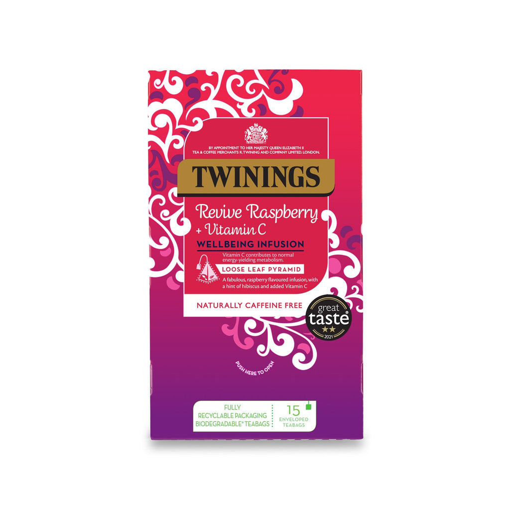 Twinings Raspberry Revive Pyramids 15's - ONE CLICK SUPPLIES – OneClick  Supplies