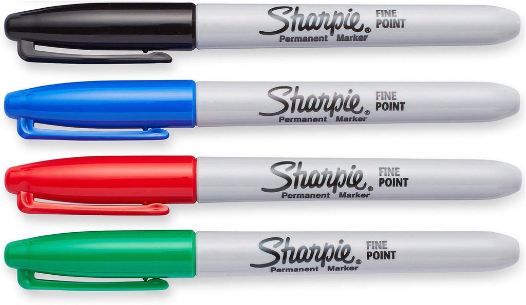 Sharpie Permanent Marker Fine Tip 0.9mm Line Assorted Standard