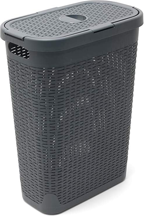 Buy Addis Rattan 50 Litre Laundry Basket - Grey