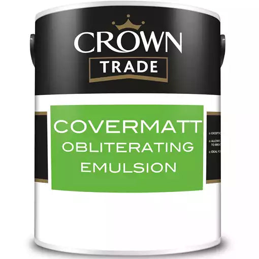 Crown Trade Covermatt Obliterating Emulsion 5 Litre