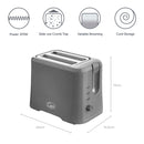 Quest 2 Slice Toaster in  Grey