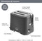 Quest 2 Slice Toaster in  Grey