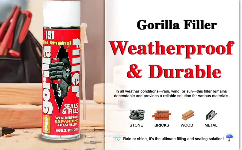 151 Gorilla Filler - 500ml Can Expanding Foam