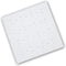 White Anti-Bacterial Rubber Shower Mat With Suction Cup Grips (54 X 54Cm)