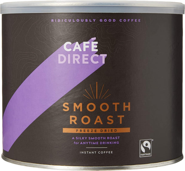 Cafe Direct Fairtrade Freeze Dried Instant Coffee 500g Tin