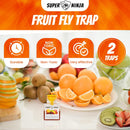 Super Ninja Fruit Fly Killer - 2 Pack