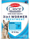 Bob Martin Clear 3-in-1 Wormer for Dogs (2 Tablets) - For Small Dogs and Puppies