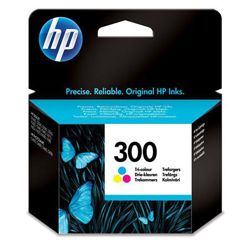 Hewlett Packard 300 Inkjet Cartridge Tri-Colour Code CC643EE