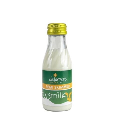 Delamere Dairy Mini Milk Bottles 24 x 97ml - Ideal for Guesthouses & Hotels