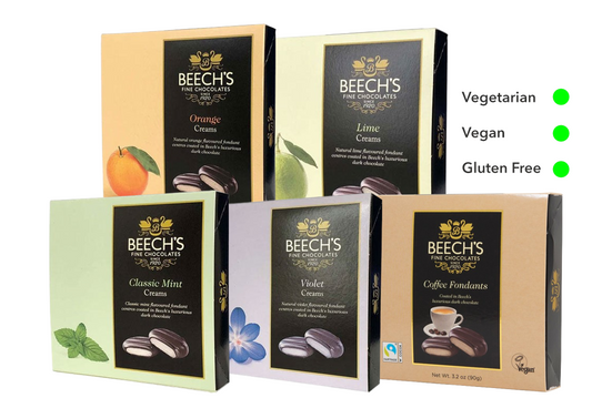 Beech's Fine Luxury Chocolate Fondant Creams 5 x 90g Mixed Variety Pack