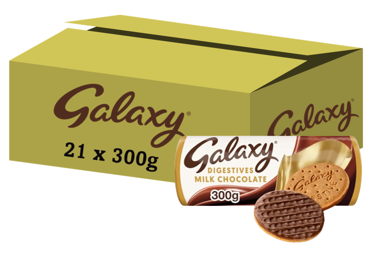 Galaxy Milk Chocolate Digestive Biscuits 300g