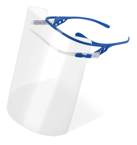 Full Face Shield - Frame with 10 Visors  - {ALL COLOURS / SIZES}