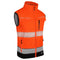 Beeswift Deltic Two-Tone Hi-Vis Softshell Rail Bodywarmer - {ALL COLOURS / SIZES}