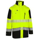 Beeswift Deltic Hi-Vis Two-Tone Ripstop Breathable and Waterproof Rail Jacket - {ALL COLOURS / SIZES}