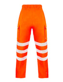 Beeswift Deltic Hi-Vis Ripstop Breathable and Waterproof Rail OverTrouser - {ALL COLOURS / SIZES}