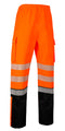 Beeswift Deltic Hi-Vis Two-Tone Ripstop Breathable and Waterproof Rail OverTrouser - {ALL COLOURS / SIZES}