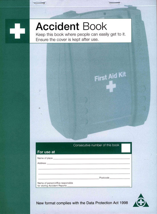 Click Medical Dpa Compliant Accident Book Green