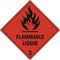 Flam Liquid 3 Sign Red 200X200mm Box 5's