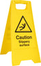 Slippery Surface A Board Yellow