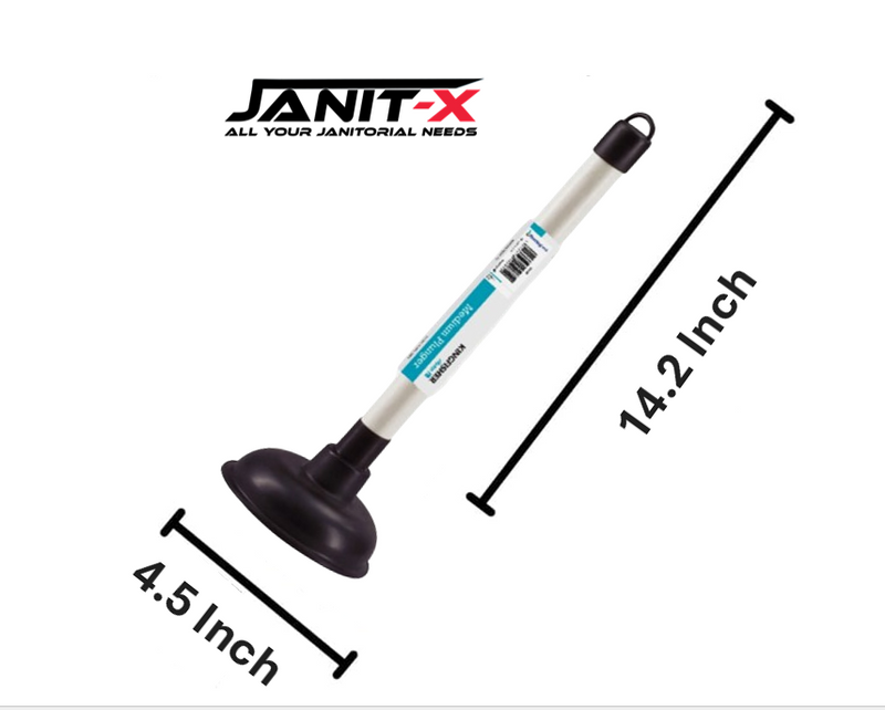 Sink & Drain Plunger Extended Handle {14.2" / 36cm} & 4.5" Cup