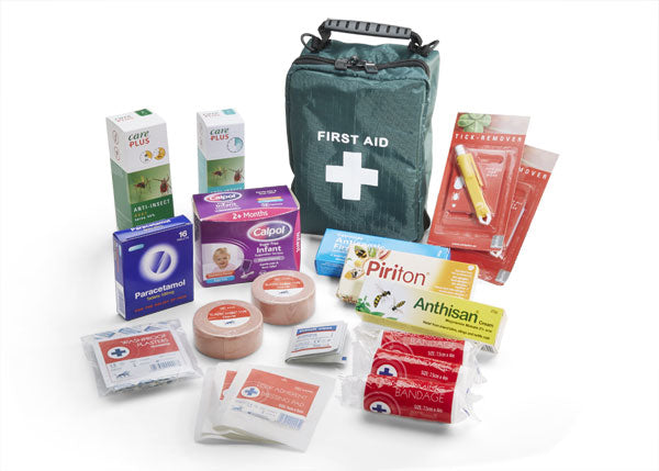 Click Medical Travel Insect Repellant First Aid Kit Green