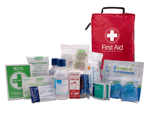 Click Medical Electric Vehicle First Aid Kit Red