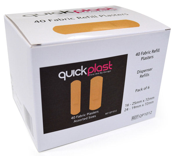 Quickplast Fabric Plasters 6 X 40 Flesh