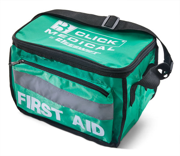 Click Medical Heavy Duty First Aid Bag Green 34X22Cm