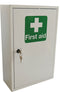 Click Medical Medium First Aid Kit In Wall Cabinet Bs8599-1:2019  White