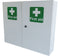 Click Medical Double Door Metal First Aid Cabinet White