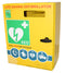 Click Medical Defibrillator Stainless Steel Wall Cabinet With No Lock And Electrics Yellow