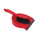 Janit-X Value Colour Coded Dustpan and Brush Set Red