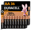 Duracell Plus AA Alkaline Batteries (Pack of 36), 1.5 Volts LR06 MX1500