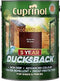 Cuprinol Ducksback 5 Year Waterproof For Sheds And Fences, 5 L - Autumn Gold