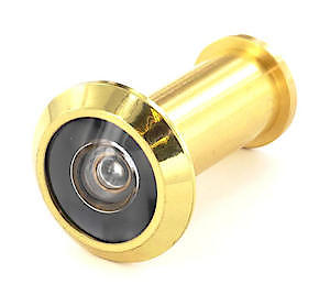 180 Degree Brass Door Viewer Spy Glass Hole