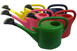 10 litre watering can red