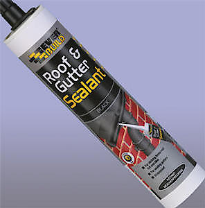 Everbuild - Roof & Gutter Sealant Black 310Ml - Evbroofbl