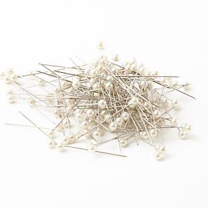 White Pearl Headed Pins NEW