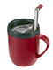 Zyliss Hot Mug Cafetiere, Plastic/Silicone, Red, Coffee Travel Mug