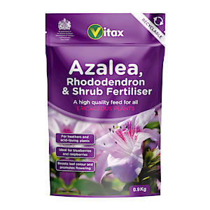 Vitax Azalea, Rhododendron & Shrub Fertilizer 0.9Kg Pouch