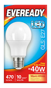 5.6W Led Gls Opal E27 Ww S13620