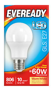 60W Led Gls Opal E27 Ww S13624