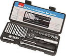 22Pc 1/4" Socket Set Metric