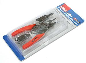 4 Head Circlip Pliers Set