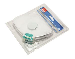 2pc Disposable Masks with Valve