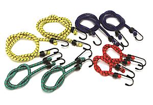 8 Pce Mixed 8Mm Bungee Straps Set