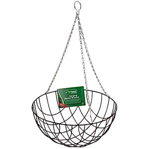 Green Hanging Basket 14"