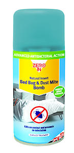 Zero In Bed Bug & Dust Mite Killer Bomb - 150 Ml One-Shot Aerosol