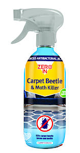 Zero In Carpet Beetle & Moth Killer - 500Ml Spray